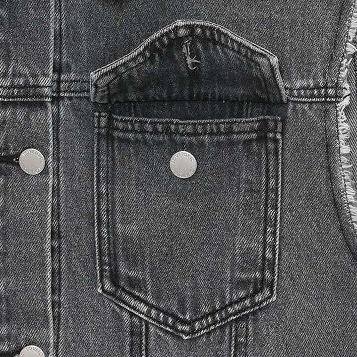 [LTXC] Denim Vest,Blue, medium image number 7