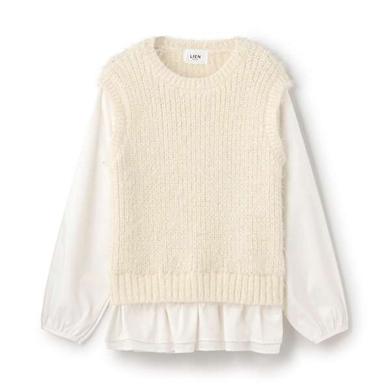 [Link] Shaggy Docking Blouse,Ivory, large image number 0