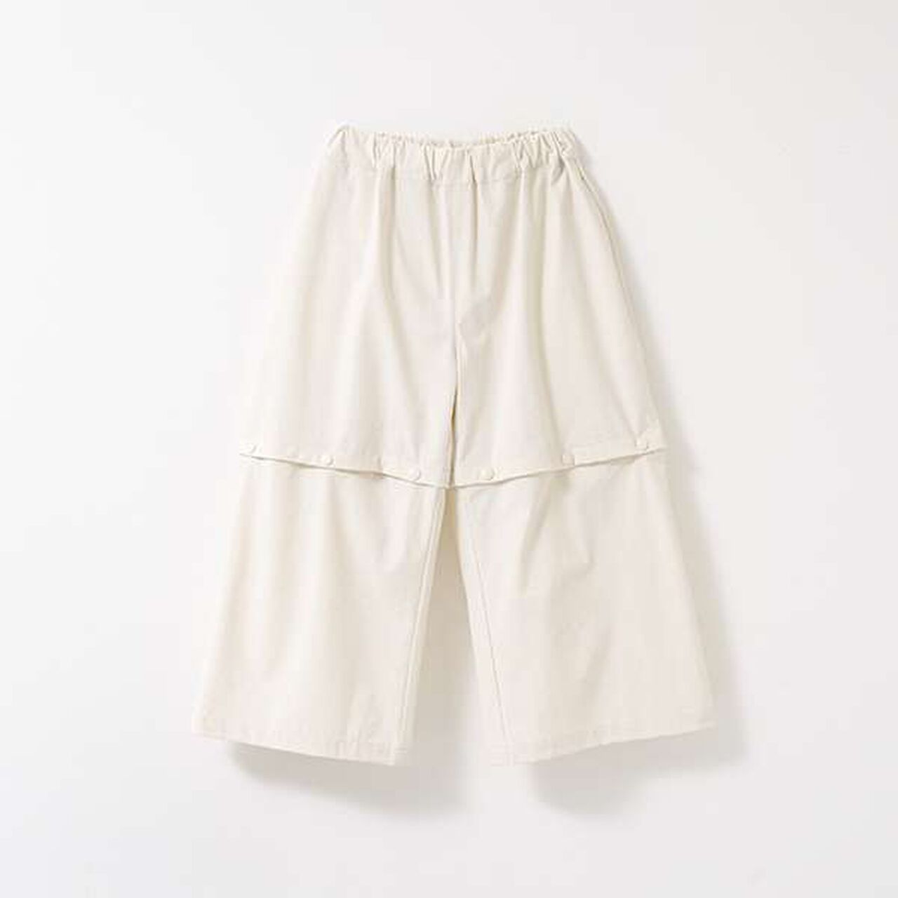 Adjustable Length 2WAY Stretch Easy Pants,Ivory, large image number 14