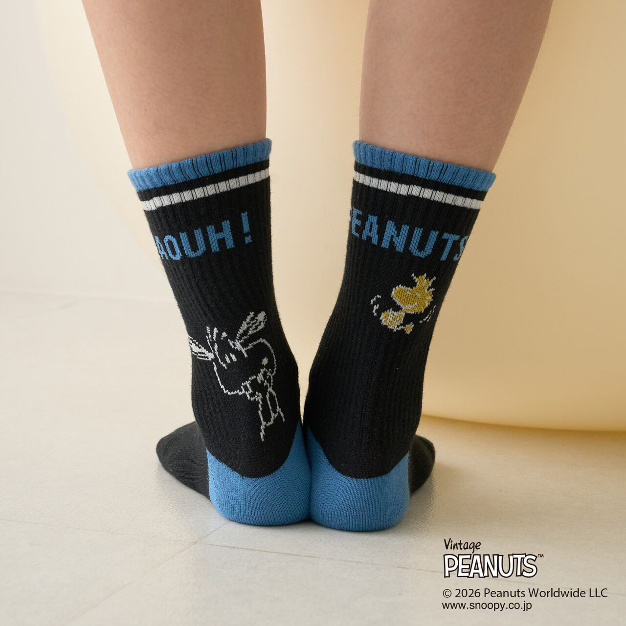 [PEANUTS] 混款襪子,紅色, large image number 2