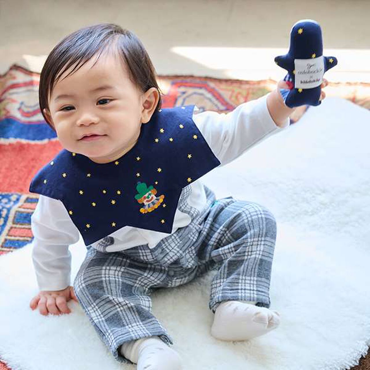 [Korobokkuru] Rattle,Navy, large image number 5