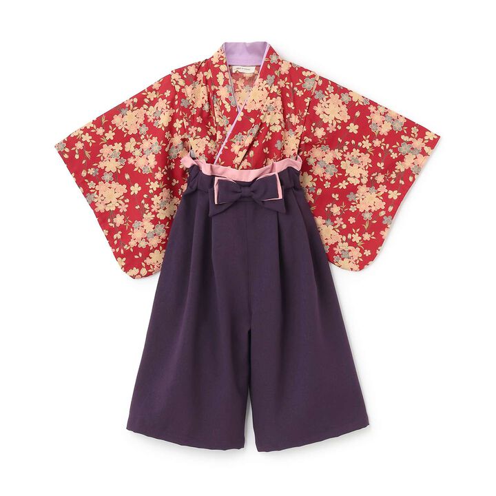 Girls Hakama Set [Made in Japan],Red, medium image number 11