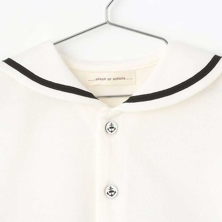 Sailor Collar Outfit Set [Made in Japan] [Quick-Dry & Absorbent],Off white, medium image number 5