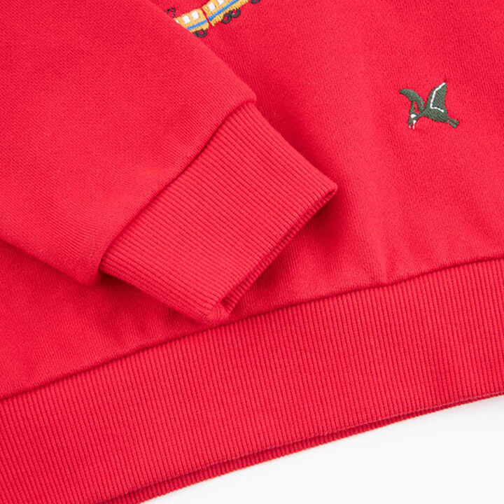 KPBOY Vehicle Dinosaur Embroidered Fleece Sweatshirt (80-150),Yellow, medium image number 16