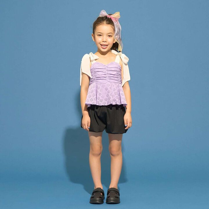 [SWIM] [UV Protection] Lace Top & Balloon Pants Separate Swimsuit,Off white, medium image number 15
