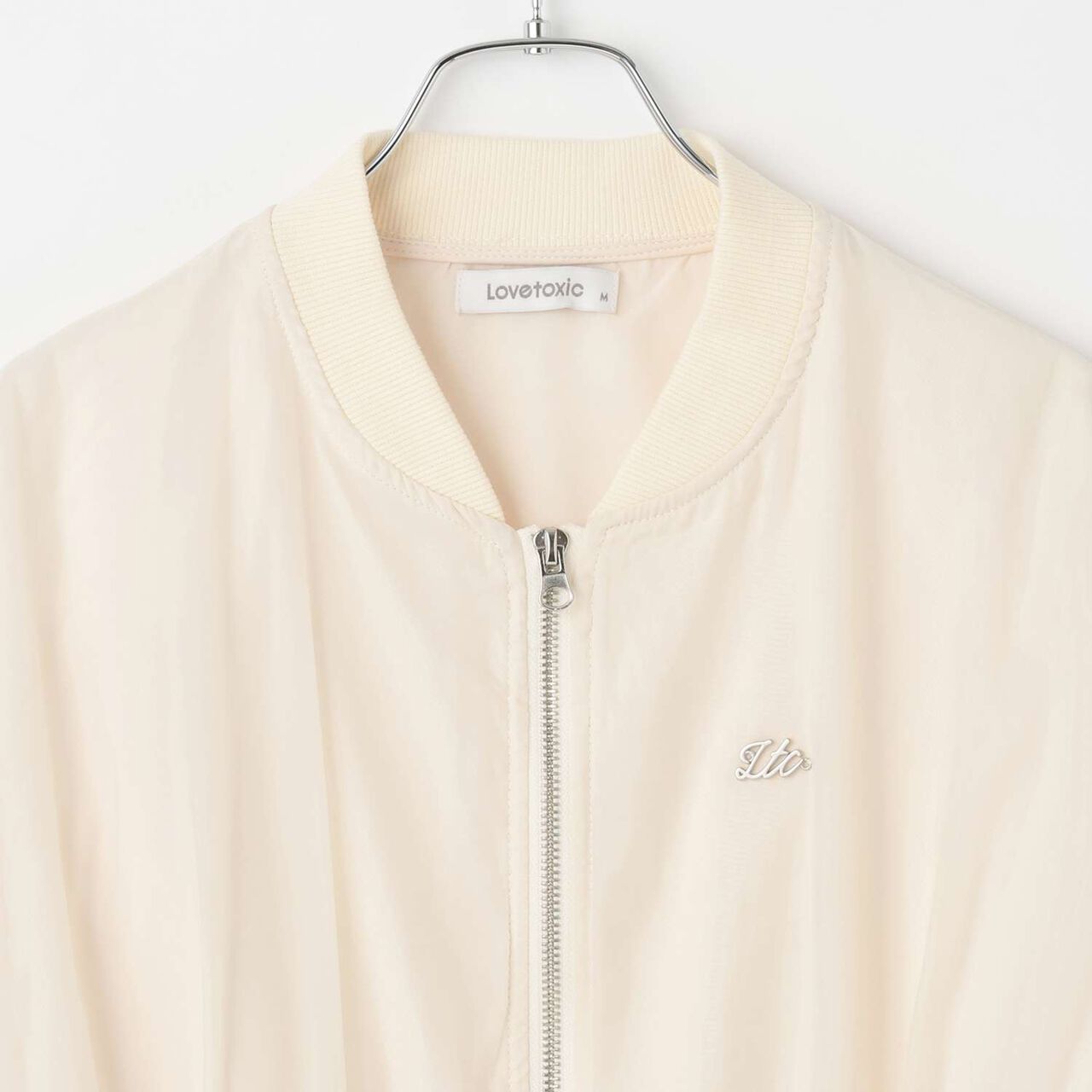 Sheer Bomber Jacket,Black, large image number 2