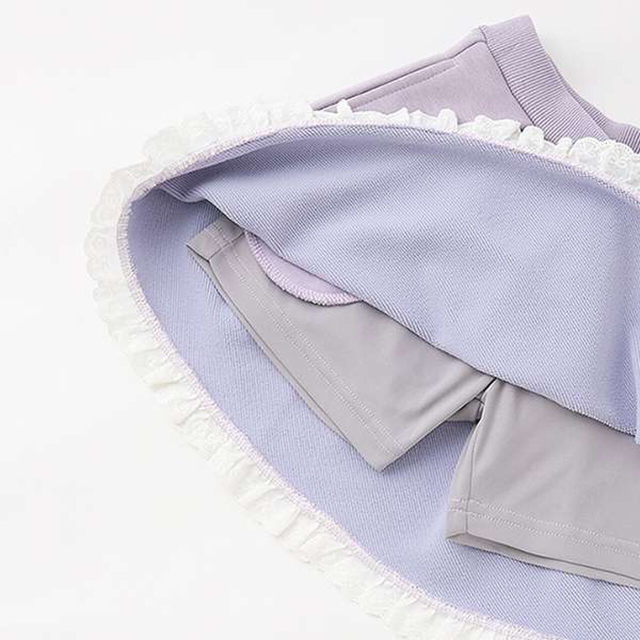 [Lycee Mine Ballet Series] [Coordinatable Setup] Pleated Skirt (Inner Shorts Included),Top gray, large image number 13