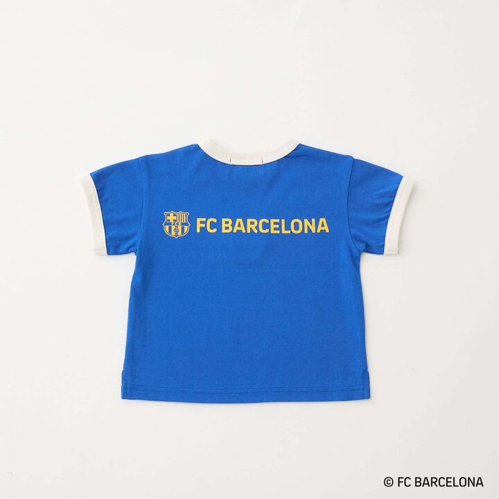 [FC BARCELONA] 接觸涼感布章T恤,深棕色, medium image number 13