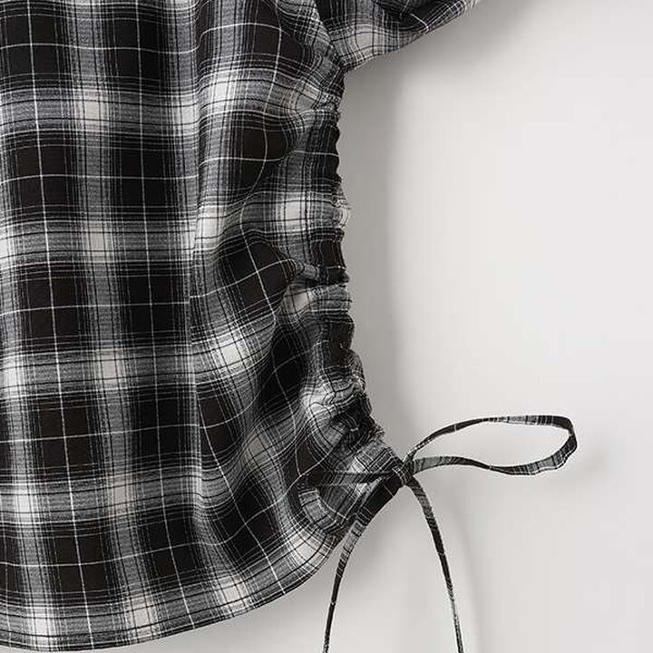 [LTXC] Side Drawstring Shirt,Off white, medium image number 12