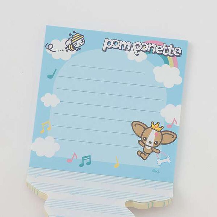 [Made in Japan] Mint-kun Die-Cut Memo Pad,Sax blue, medium image number 1