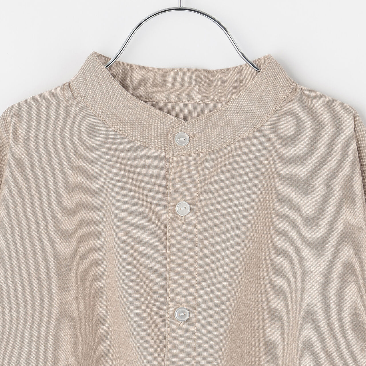 Band Collar Shirt [Kids] [Boys],Off white, large image number 2