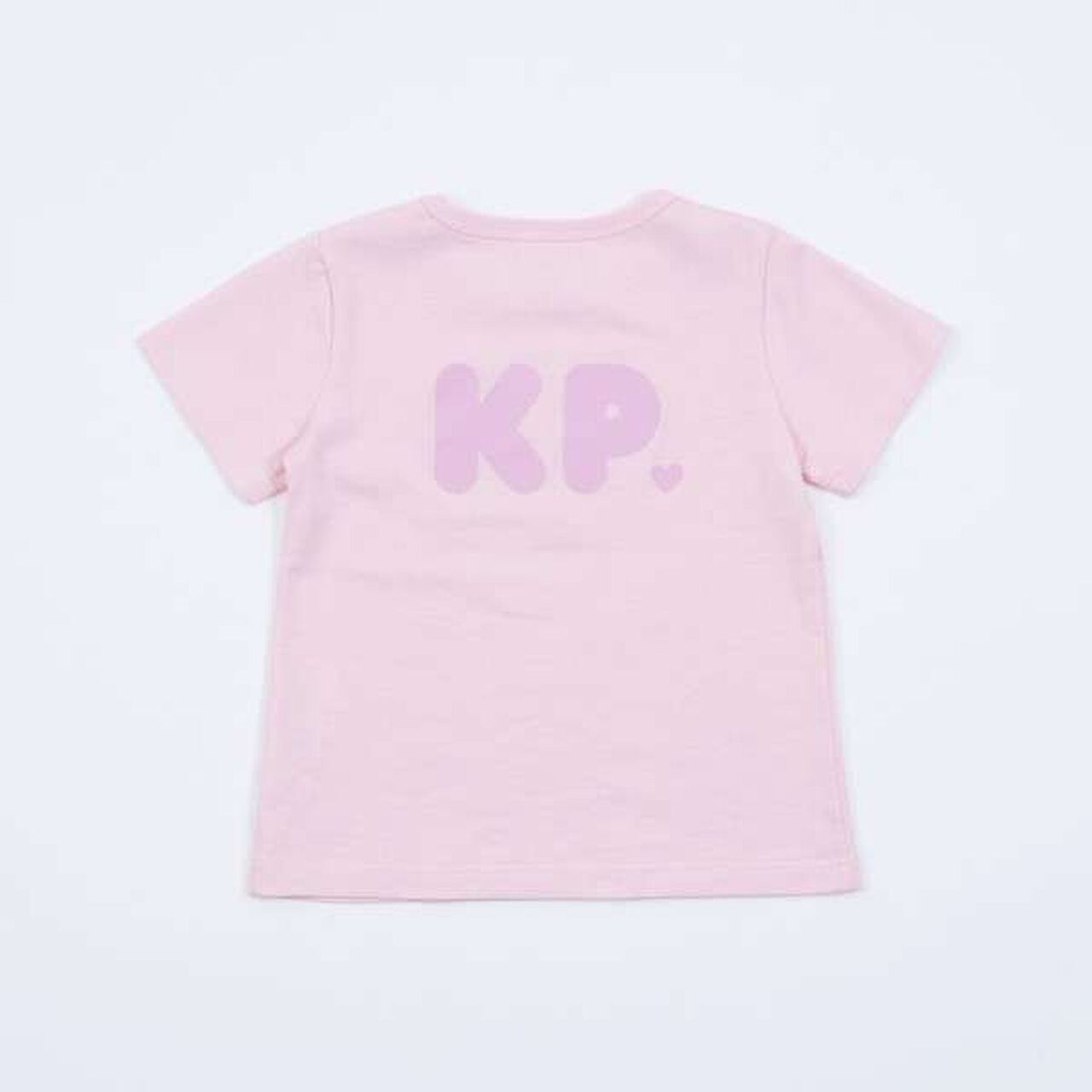 KP Rabbit Back Logo Short Sleeve T-Shirt [100-130],Pink, large image number 4
