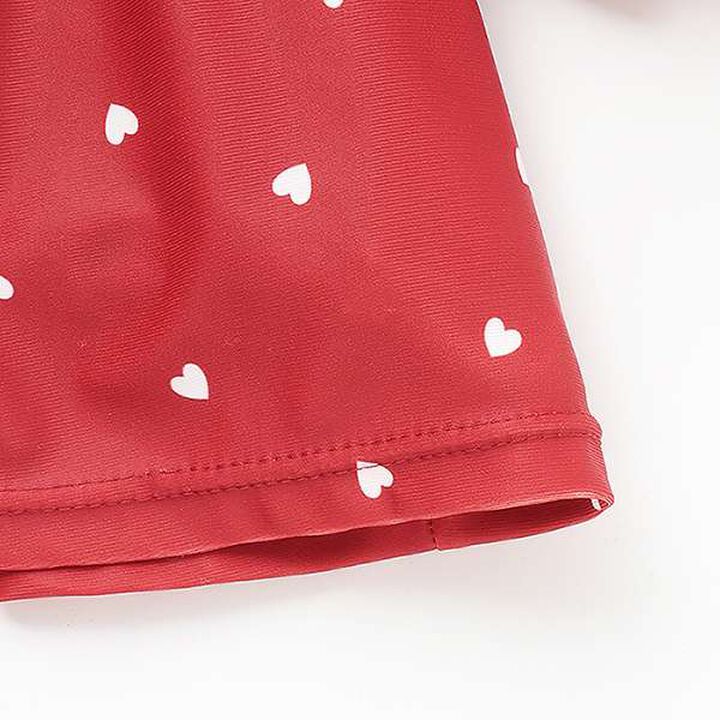 [SWIM] Heart Puff Sleeve Tankini,Ivory, medium image number 5