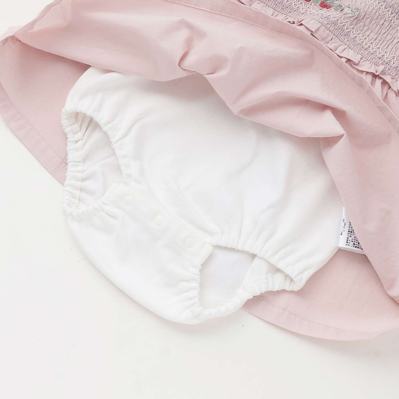 Link Strawberry Embroidery OP Romper,Off white, large image number 12