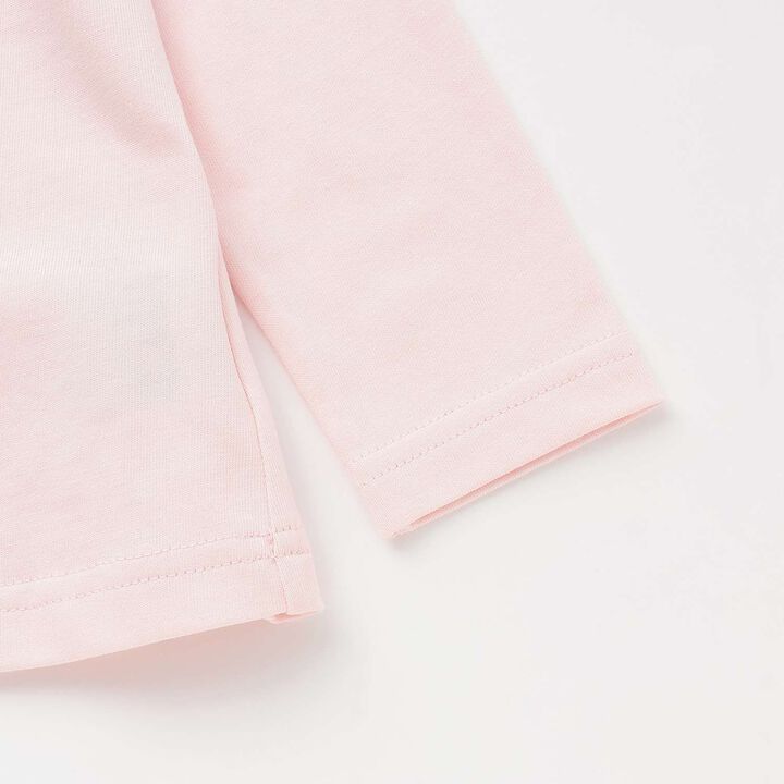 Long-Sleeve T-Shirt with Rabbit Mascot,Light pink, medium image number 4