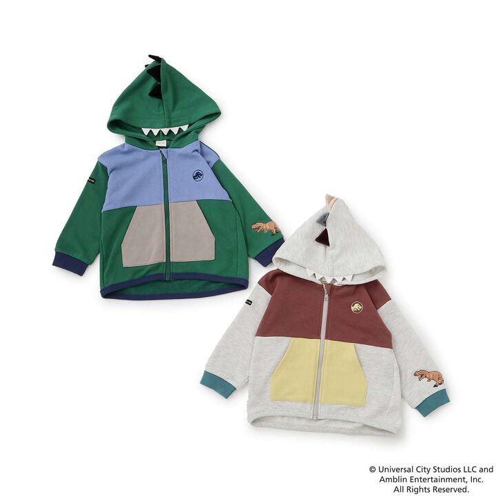 [JURASSIC WORLD] Dinosaur Hoodie,Green, medium image number 14