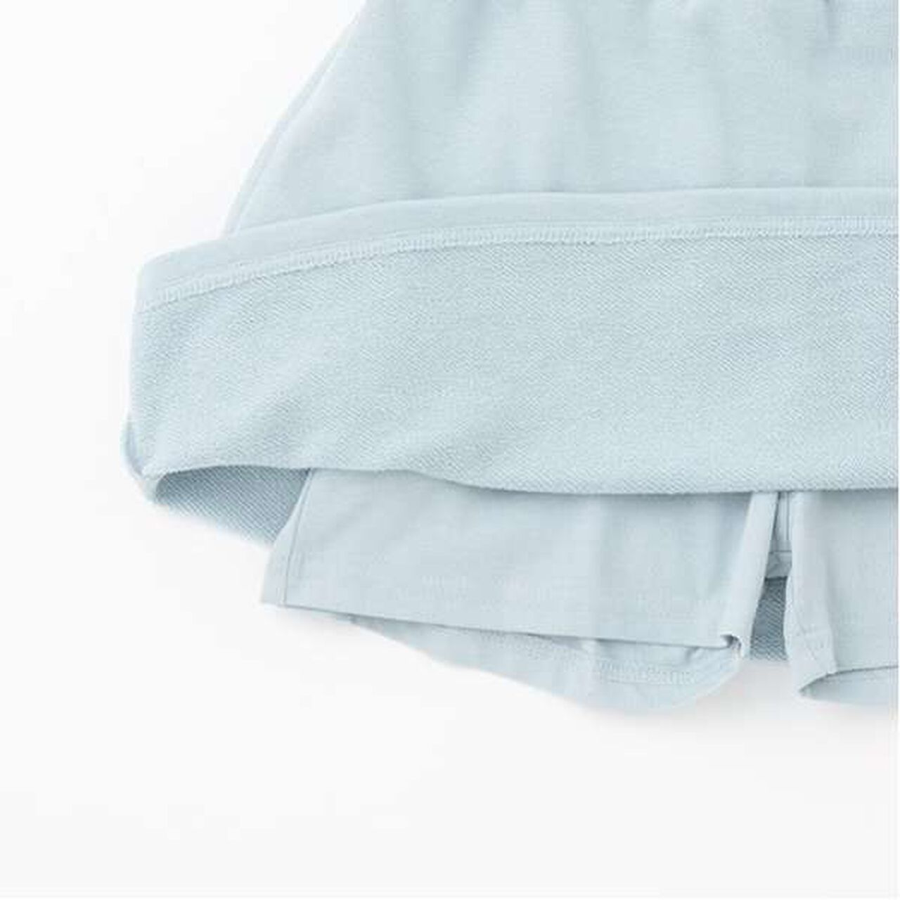 Color Block Half-Zip Pullover Skirt Set,Black, large image number 2