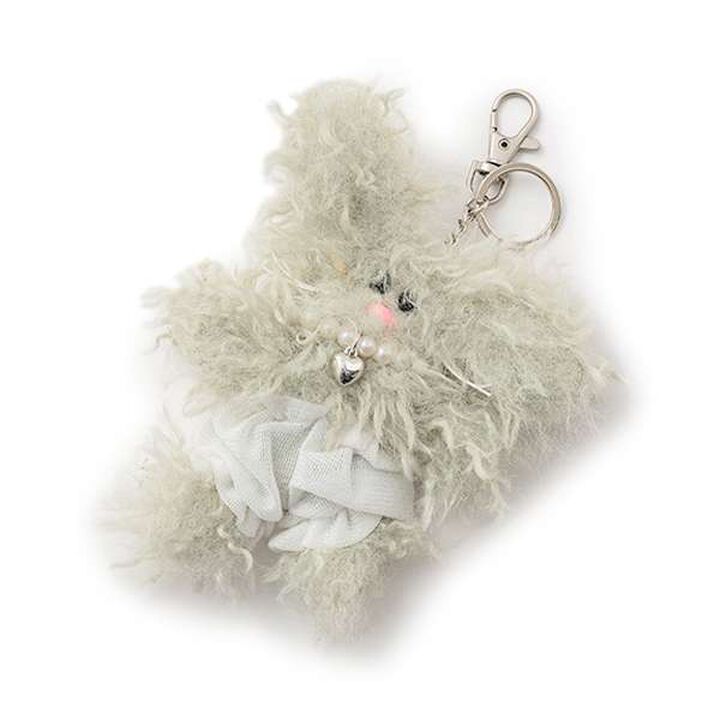 Mole Rabbit Keychain,Black, medium image number 10