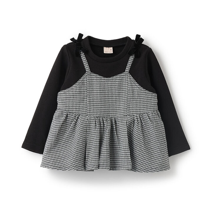 [Link] Check Docking Long Sleeve T (Kids Size),Black, medium image number 17