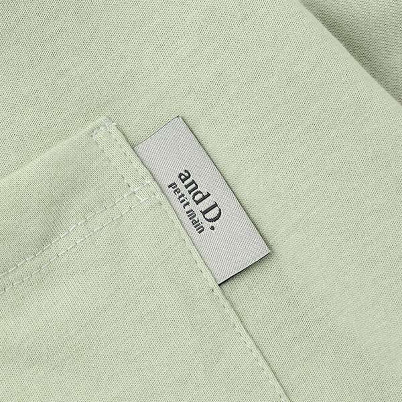 [100% Cotton 365D.] Solid Color Pocket Big Half T-Shirt,Salmon pink, large image number 10