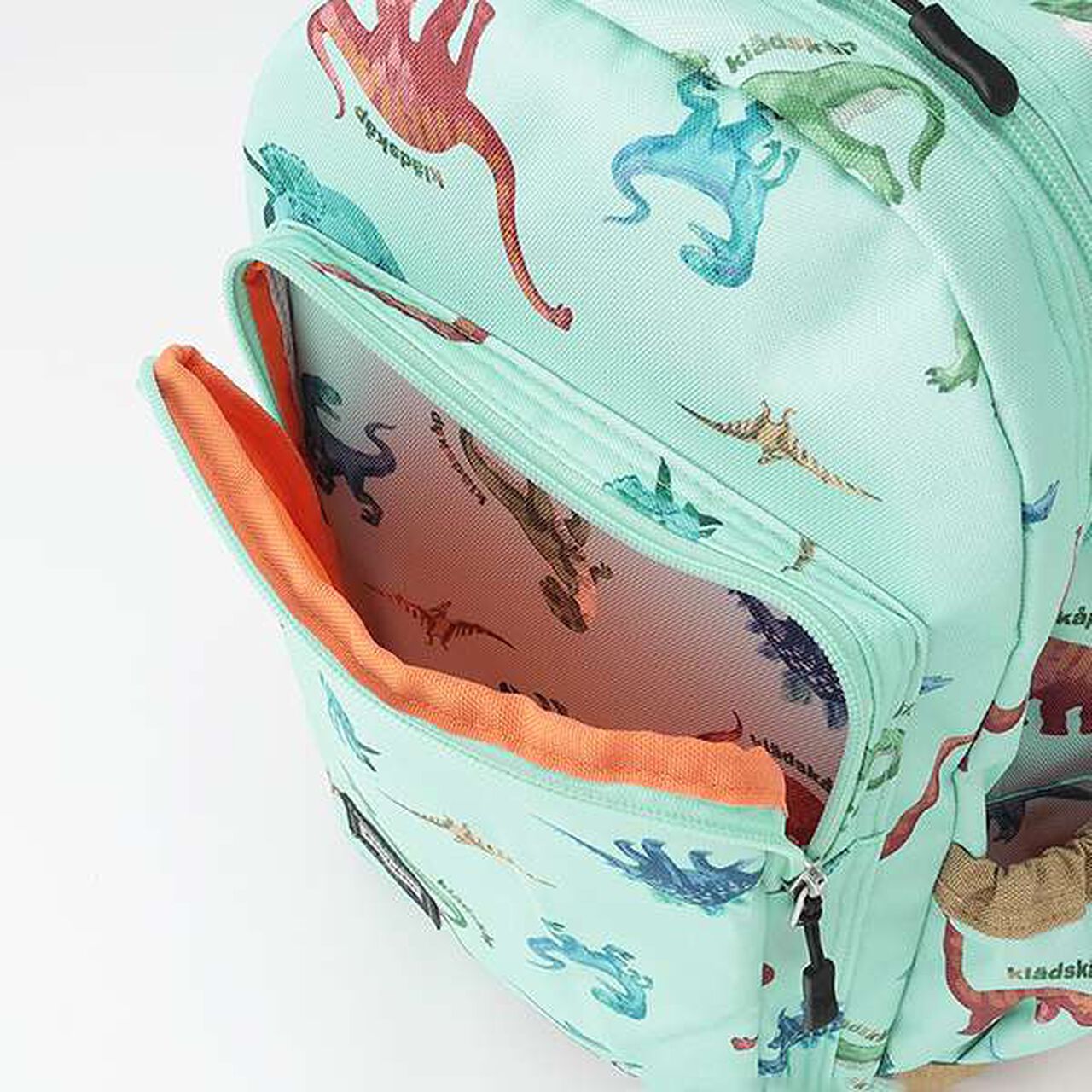 Dinosaur Print Backpack,Beige, large image number 11