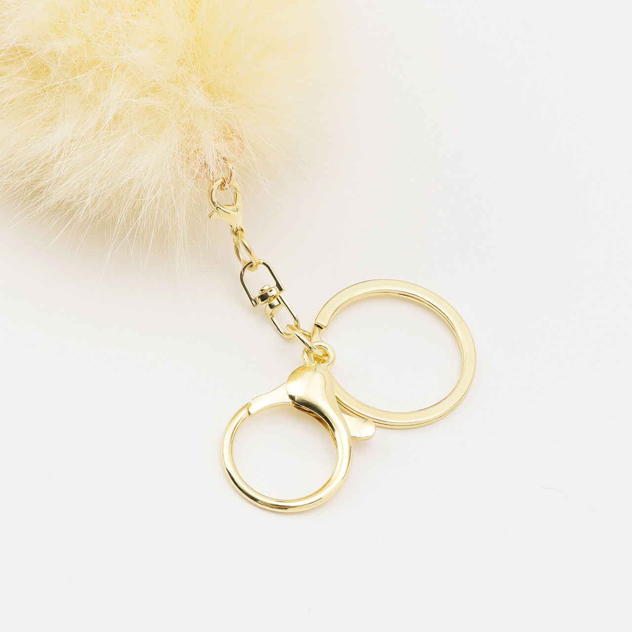[LTXC] Assorted Mini Fur Tail Charm,Multi color, large image number 2