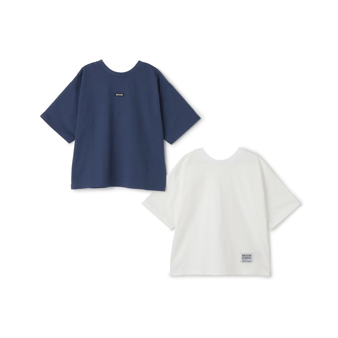 [100% Cotton] Everyday Favorite! Short Sleeve T-Shirts (2-Piece Set) [Kids, Boys & Girls],Milky white, large image number 1