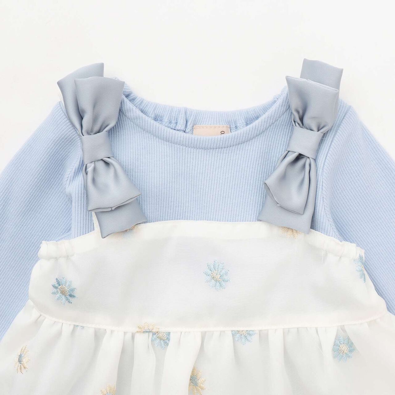 Link Floral Embroidery Outfit Set,Light pink, large image number 3