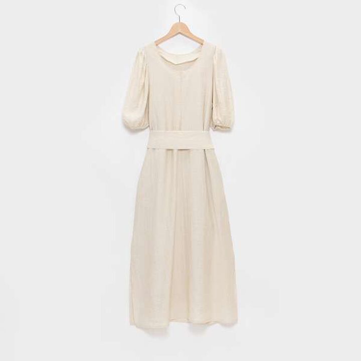 [LADIES] One-Piece Dress with Belt,Black, medium image number 17