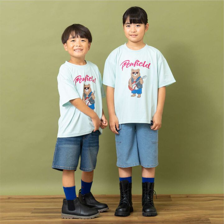 [Penfield] Kids Assorted Bear Short Sleeve T-Shirts [Parent-Child Matching] [Cool Touch],Off white, medium image number 5