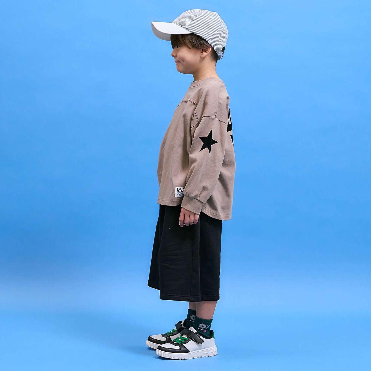 Anti-Stain Quick-Dry Back Print T-Shirt [MNCM],Navy, large image number 15