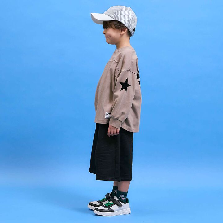 Anti-Stain Quick-Dry Back Print T-Shirt [MNCM],Navy, medium image number 15