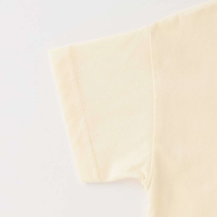 [100% Cotton] Sherbet T-Shirt [UV Cool Touch & Shape-Retaining] Assorted 7 Patterns T-Shirt [Kids Girls],Pearl white, medium image number 10