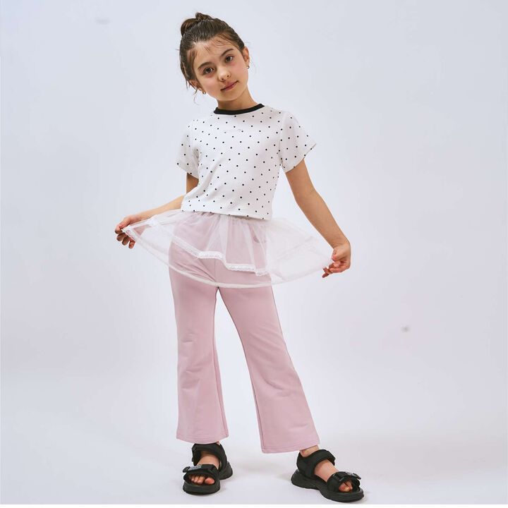 Tulle Frill Belt,Off white, medium image number 1