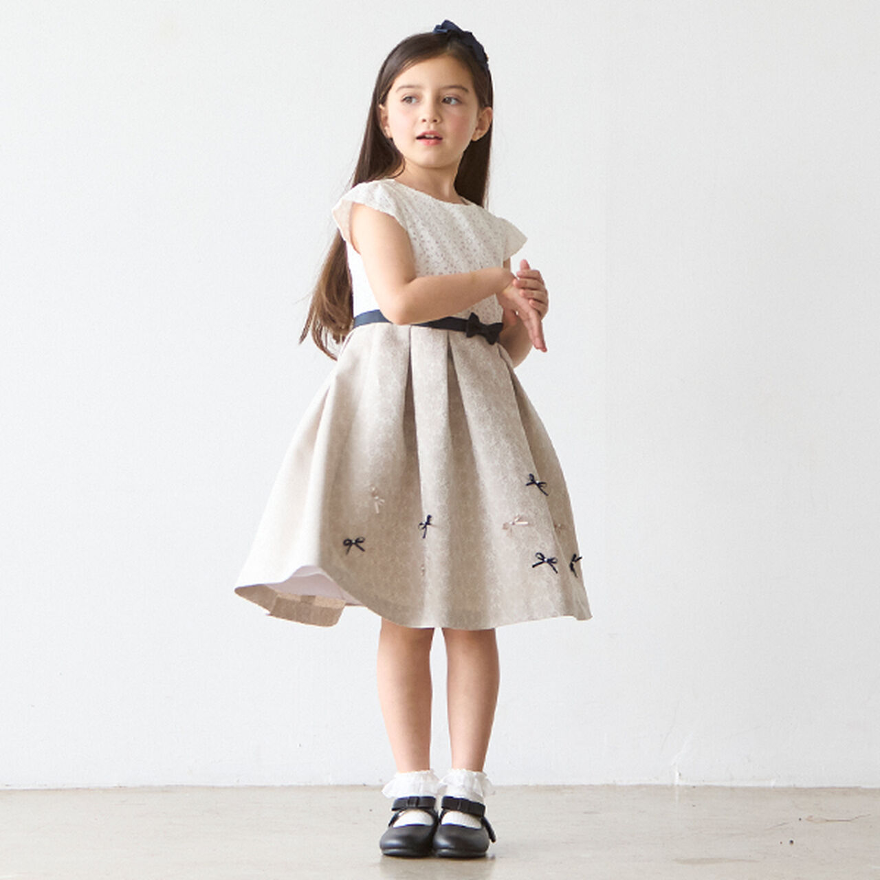 See-Through Frill Socks,Black, large image number 3