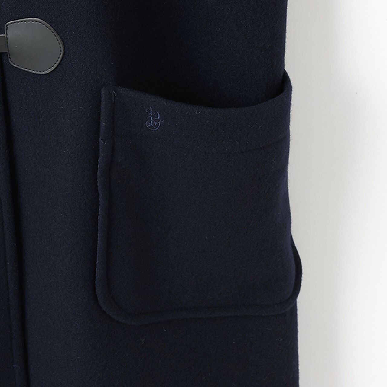 [Graduation Attire] Lightweight Quilted Lined Long Duffle Coat,Navy, large image number 20