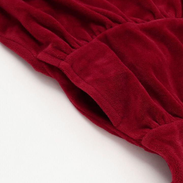 [Miffy] Collar Tiered One-Piece Dress,Charcoal gray, medium image number 8