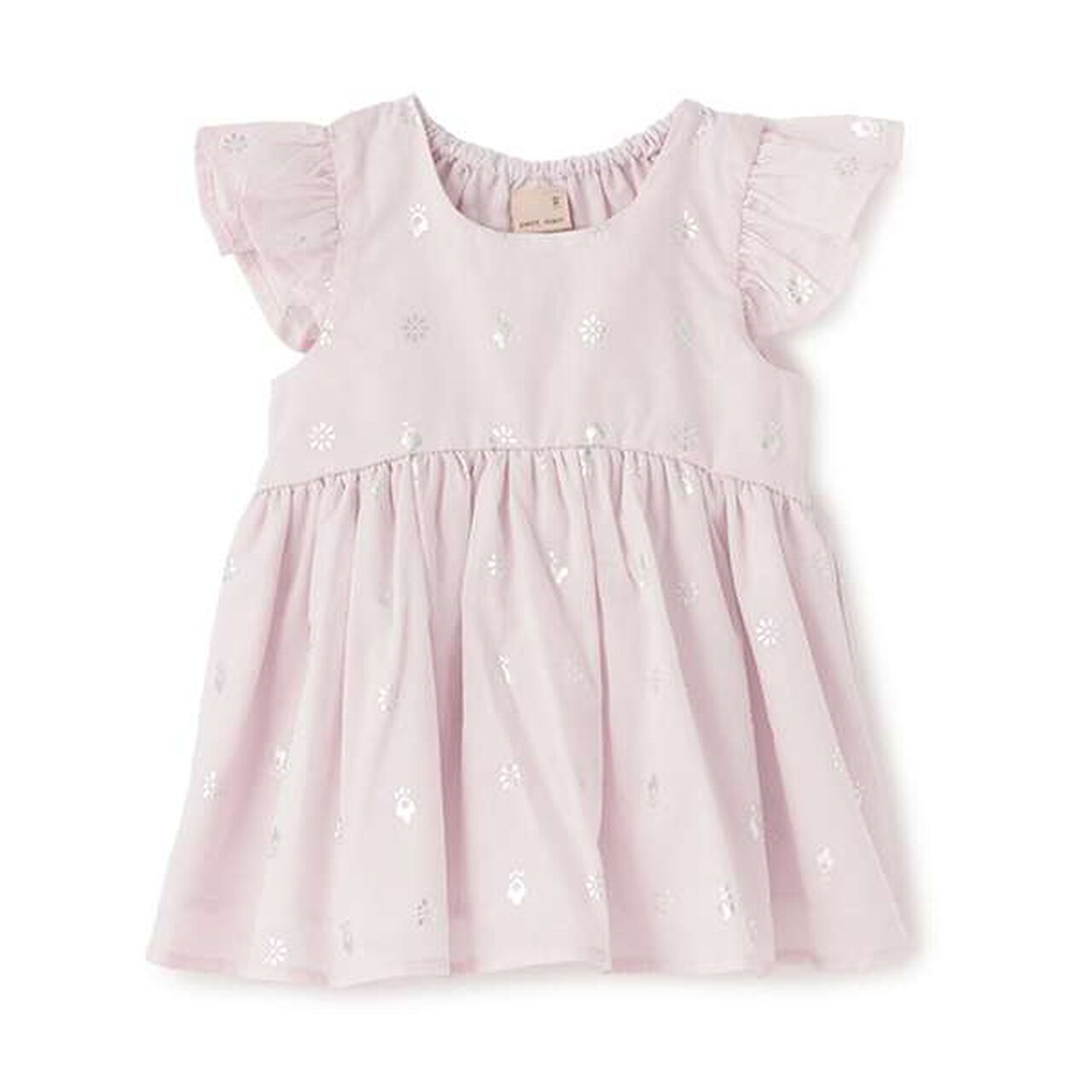 [Link] Foil Print Tunic,Light pink, large image number 0