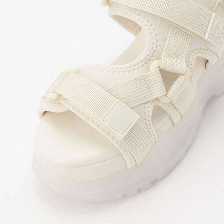 [LTXC] Milky Sole Sport Sandals,Black, medium image number 3