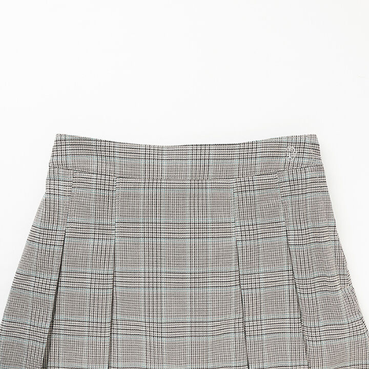 *Box Pleated Skirt-Pants,Gray, medium image number 2