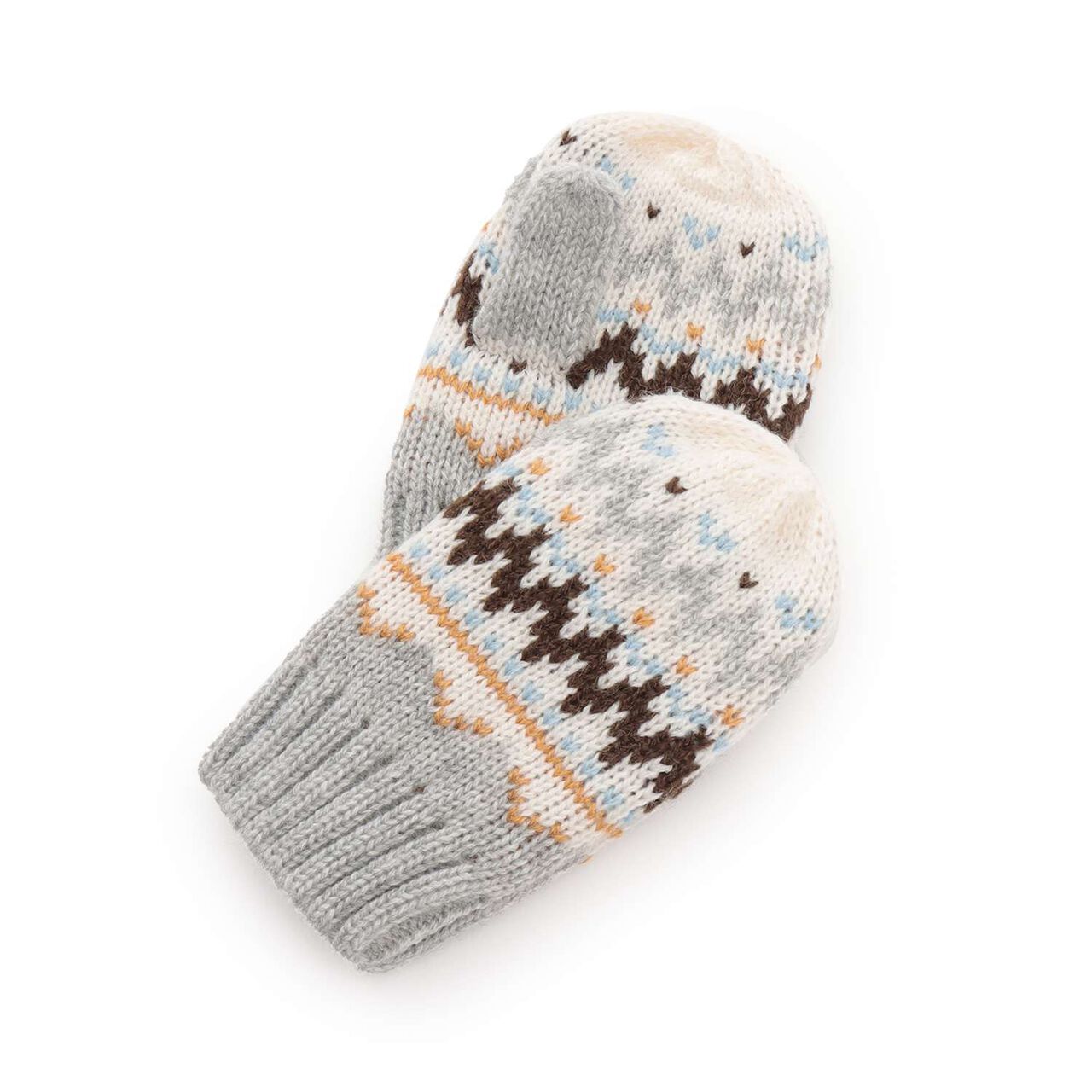 Nordic Mittens,Light gray, large image number 0