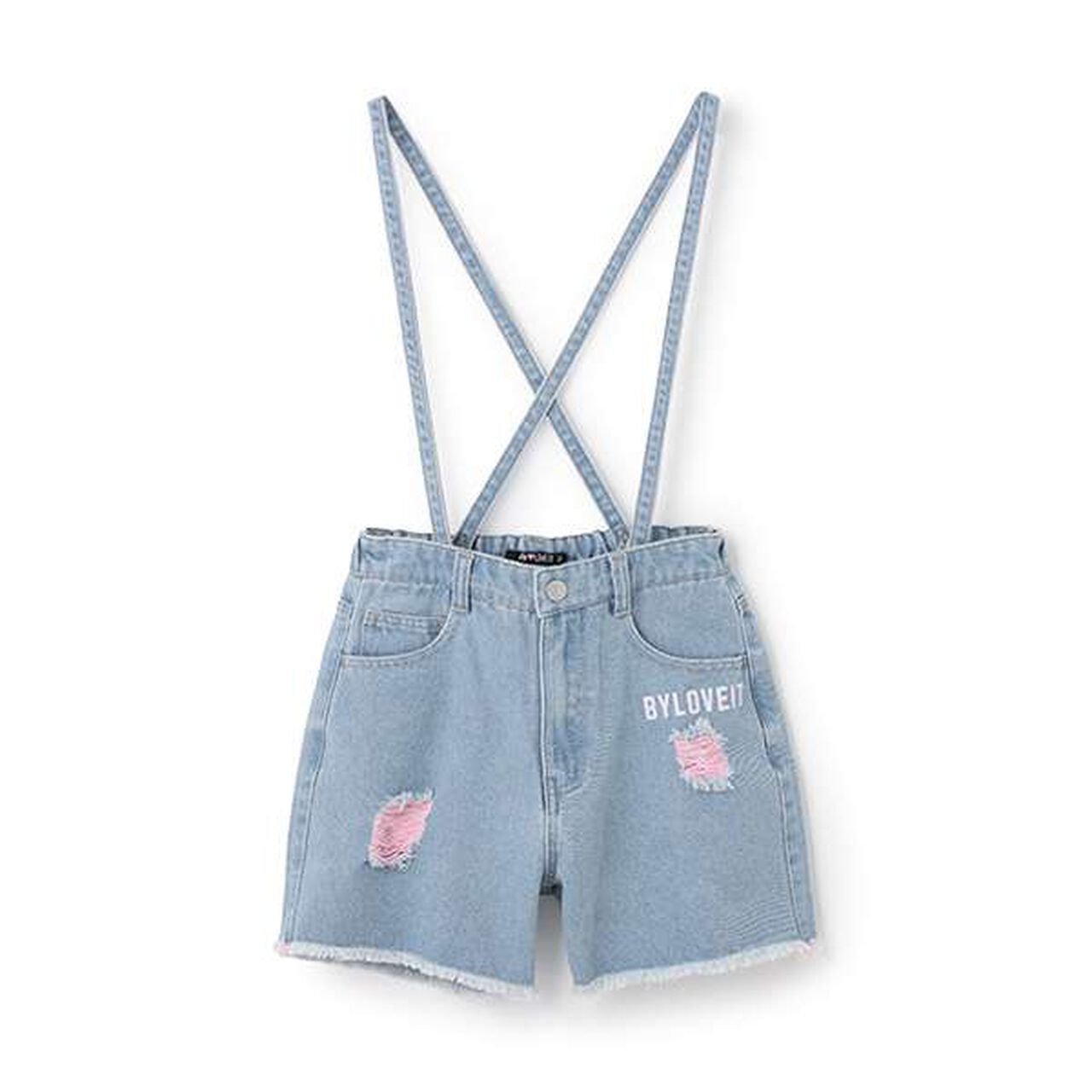 Damaged Shorts,Sax blue, large image number 0