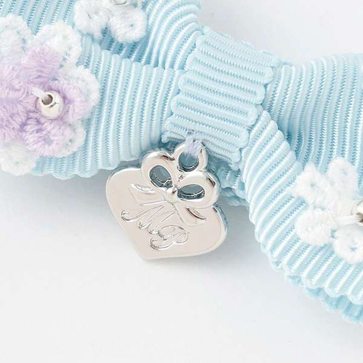 Flower Ribbon Hair Clip,Off white, medium image number 6