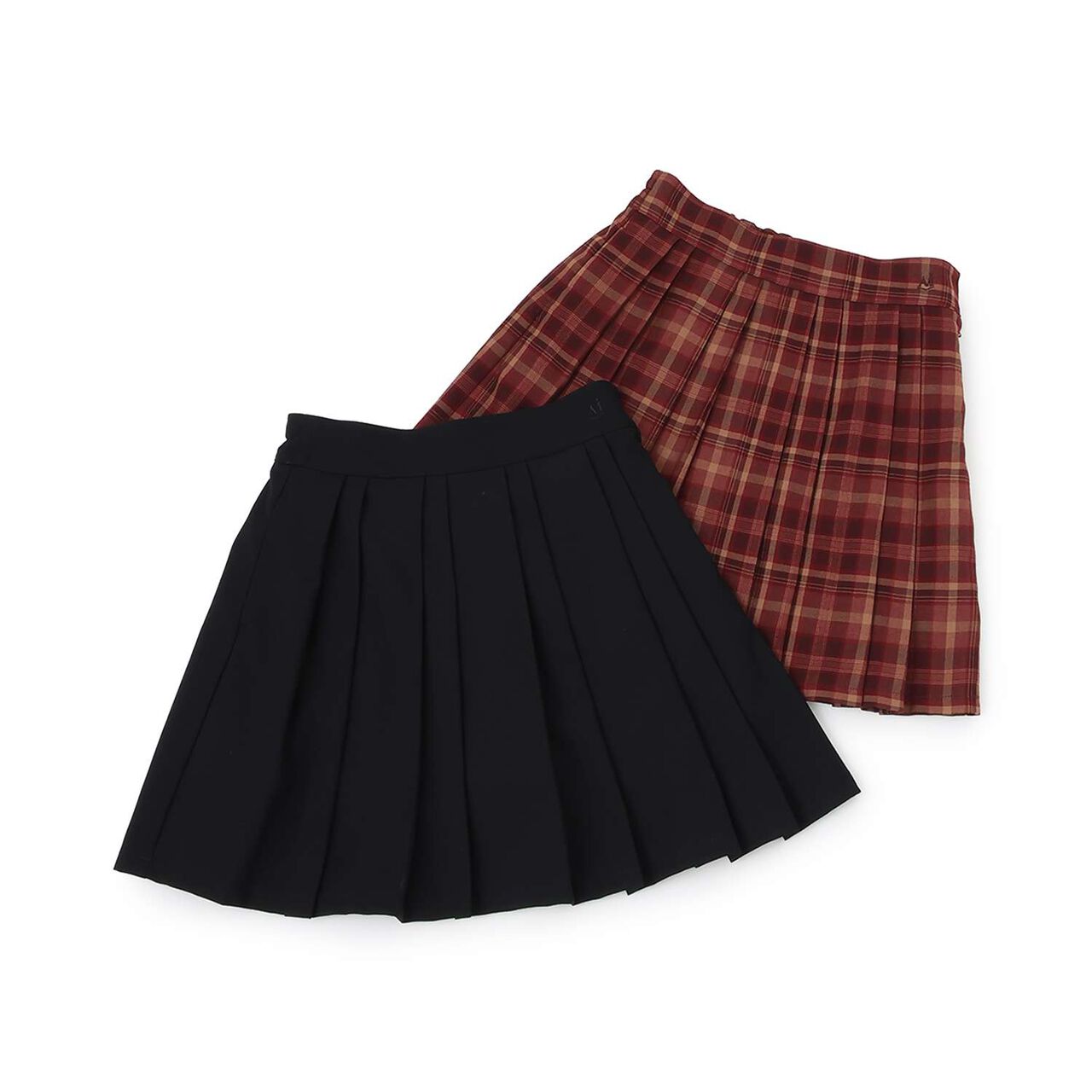[AMI] Random Pleated Skirt-Pants,Black, large image number 10