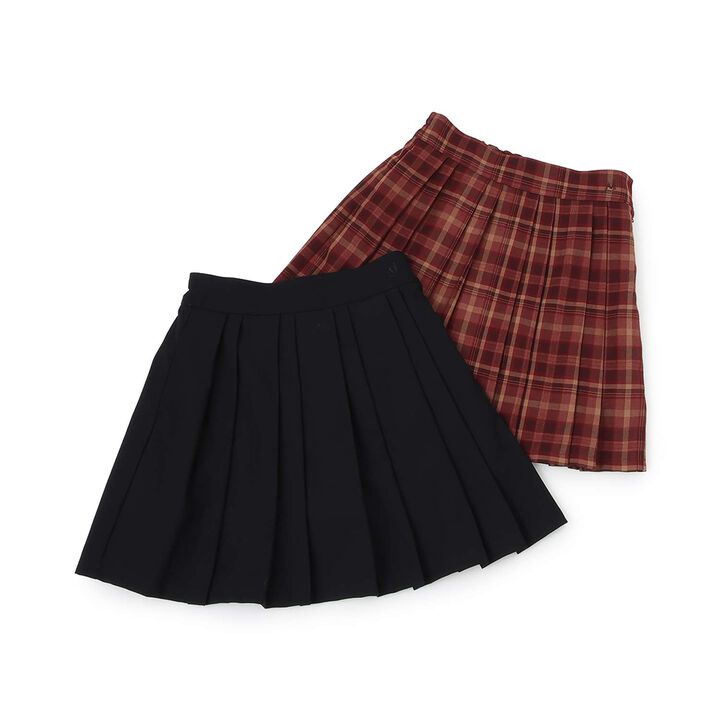 [AMI] Random Pleated Skirt-Pants,Black, medium image number 10