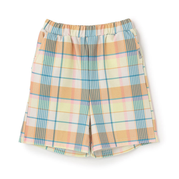 Stretch Cut Twill Patterned Shorts,Peach, medium image number 19