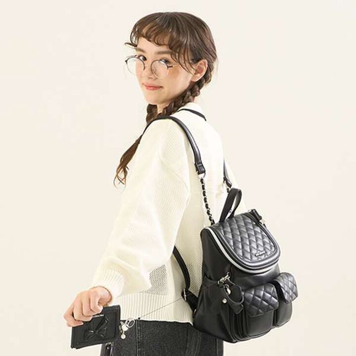 [AMI] Line Collar Mesh Cardigan × Long Sleeve T-Shirt Set,Off white, medium image number 15