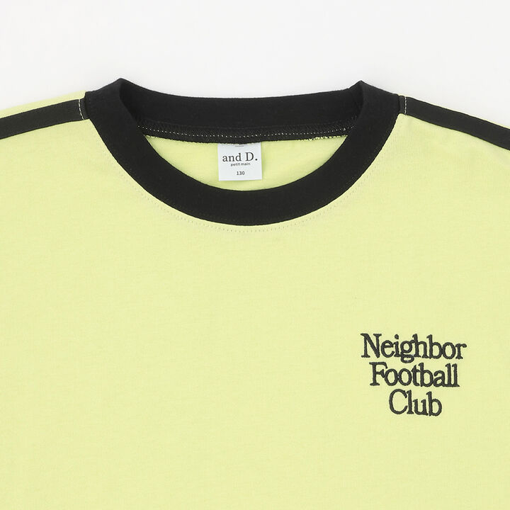 [Stain Resistant] Long-Sleeve T-Shirt with Sleeve Stripes,White, medium image number 12