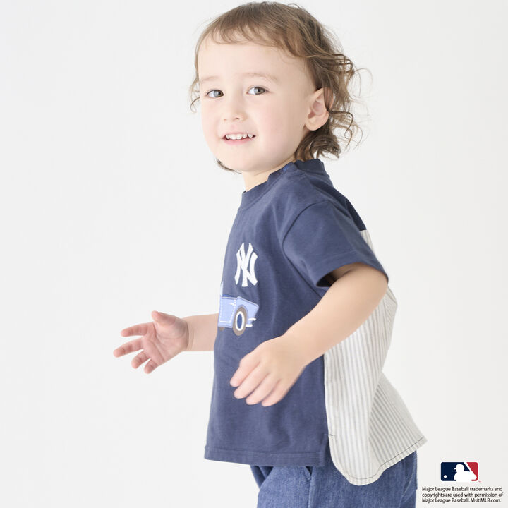 [MLB] Car Appliqu&eacute; T-Shirt,Light beige, medium image number 8