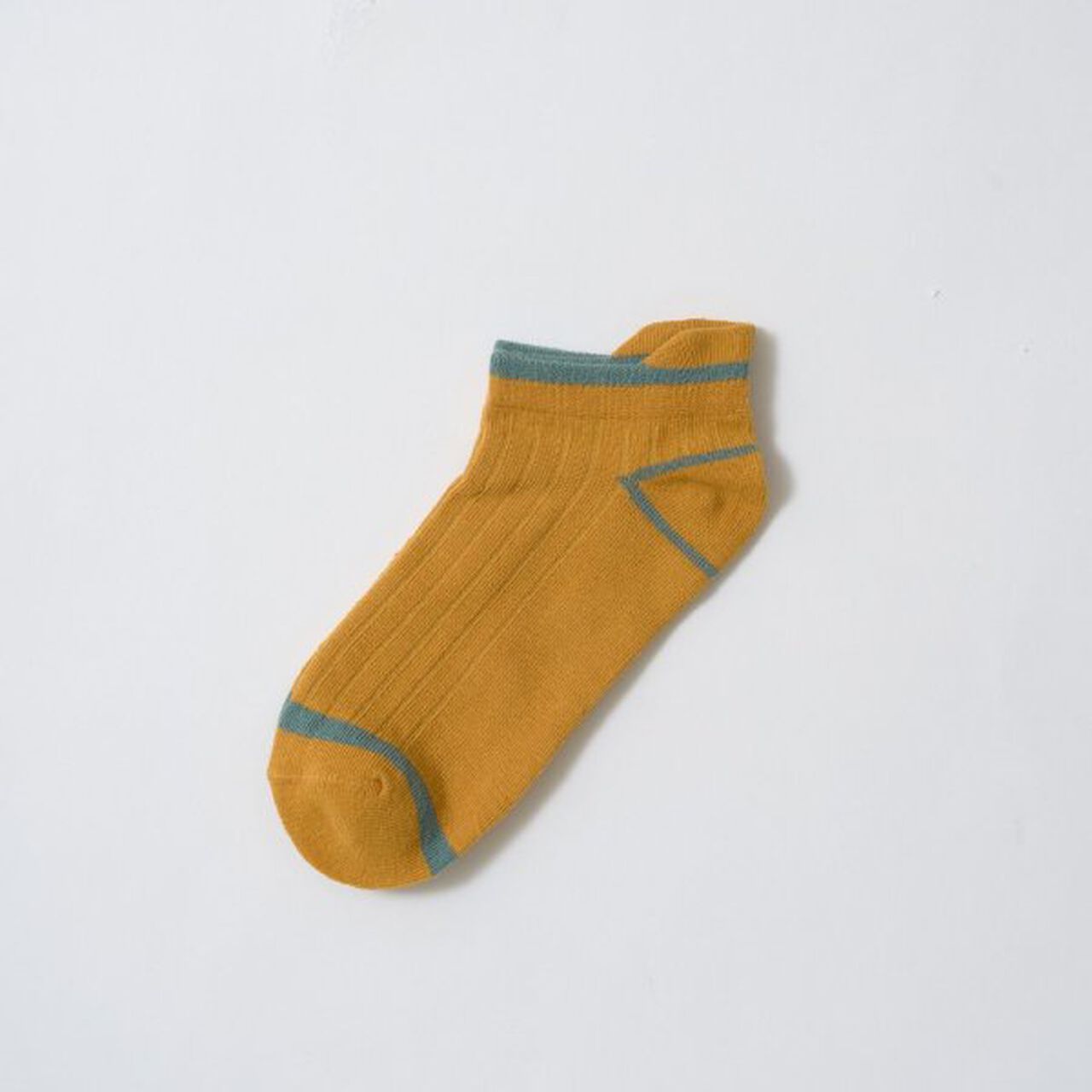Bi-Color Ankle Socks,Moderate blue, large image number 5